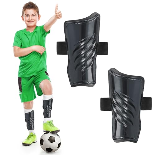 Fußball Schienbeinschoner, Schienbeinschoner Kinder Fussball, 1 Paar Schienbeinschoner mit Verstellbaren Riemen, Kind Fußball Shin Pads für Jungen, Mädchen Fußball Schienbeinschoner, Schienbeinschoner Kinder Fussball, 1 Paar Schienbeinschoner mit Verstellbaren Riemen, Kind Fußball Shin Pads für Jungen, Mädchen von heavenlife