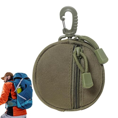 Kleine Münztasche, Kleingeldbörse,Runder Münzhalter - Geldbeutel, Münzbörse, kabelloses Headset-Paket, multifunktionale Hüfttasche für Outdoor-Aktivitäten von higyee