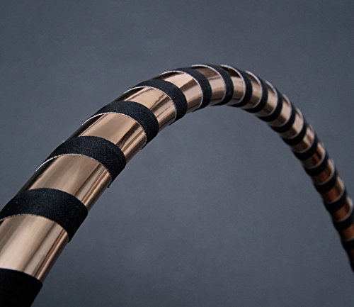 Black & Gold Designer Hula Hoop, Ø80cm von hoopomania