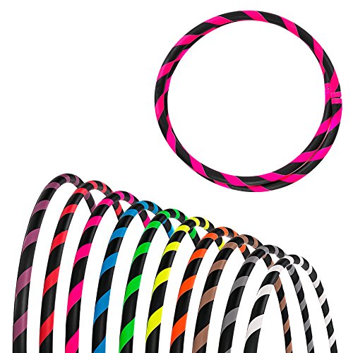 Faltbarer Anfänger Hula Hoop Reifen, Ø105cm, NEON-PINK Faltbarer Anfänger Hula Hoop Reifen, Ø105cm, NEON-PINK von hoopomania