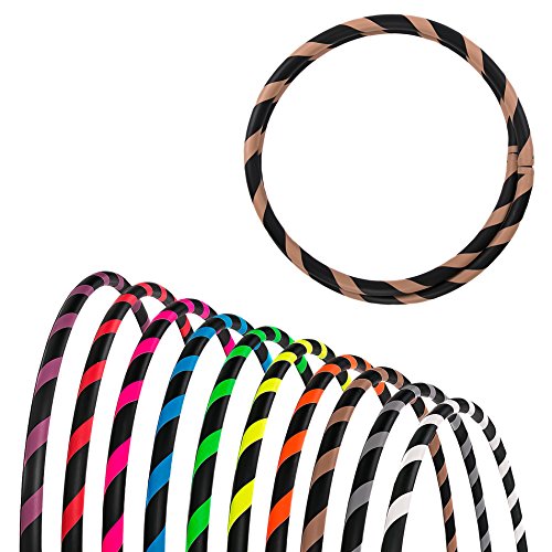 Faltbarer Anfänger Hula Hoop Reifen, Ø90cm, BRAUN Faltbarer Anfänger Hula Hoop Reifen, Ø90cm, BRAUN von hoopomania