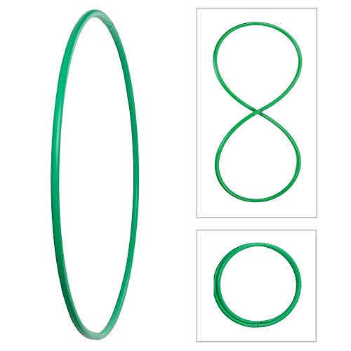 hoopomania Faltbarer Hula Hoop, HDPE-20mm, Grün, Ø100cm hoopomania Faltbarer Hula Hoop, HDPE-20mm, Grün, Ø100cm von hoopomania