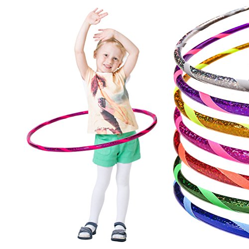 Glamour Kinder Hula Hoop Reifen Ø80cm, Pink-Pink Glamour Kinder Hula Hoop Reifen Ø80cm, Pink-Pink von hoopomania