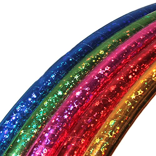 Hoopomania Kinder Hula Hoop Reifen mit Sternen Muster, Ø70cm, Blau Hoopomania Kinder Hula Hoop Reifen mit Sternen Muster, Ø70cm, Blau von hoopomania
