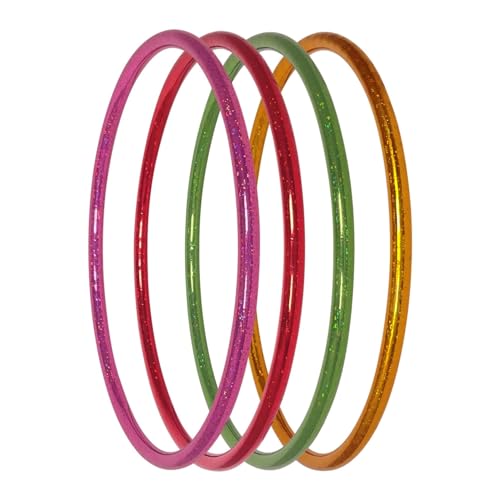 Hoopomania Kinder Hula Hoop Reifen mit Sternen Muster, Ø80cm, Rot Hoopomania Kinder Hula Hoop Reifen mit Sternen Muster, Ø80cm, Rot von hoopomania