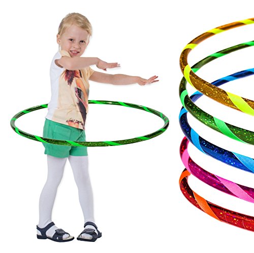 Super Star Kinder Hula Hoop Reifen Ø60cm, Grün-Grün von hoopomania