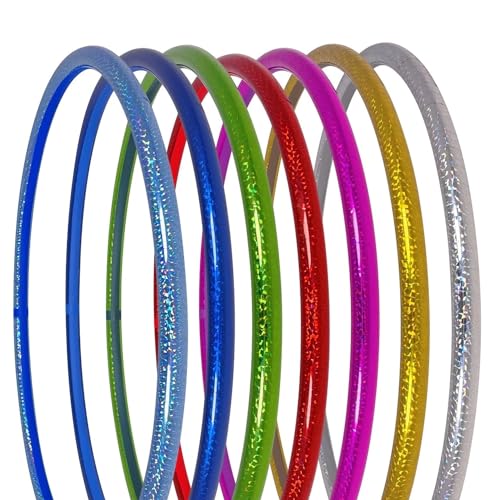 hoopomania Zirkus Hula Hoop, Hologramm Farben, Ø 70cm, Violett von hoopomania