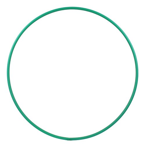 HOOPOMANIA Hula Hoop Rohling 16mm [80cm - grün] – Hula Hoop Ring aus HDPE und einfarbig von hoopomania