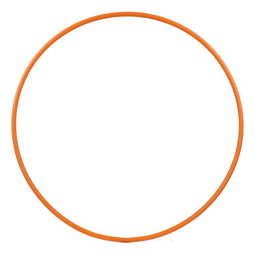 HOOPOMANIA Hula Hoop Rohling 16mm [100cm - orange] – einfarbiger Hula Hoop Reifen aus HDPE von hoopomania