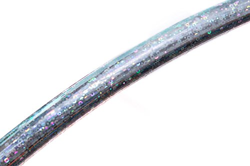 Hoopomania Kinder Hula Hoop Reifen mit Glitter Muster, Ø60cm, Silber Hoopomania Kinder Hula Hoop Reifen mit Glitter Muster, Ø60cm, Silber von hoopomania