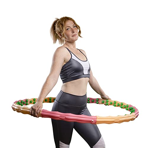 HOOPOMANIA Large Hoop [1,8 kg] Fitnessreifen zum abnehmen – Hulahoop für Männer und Frauen von hoopomania