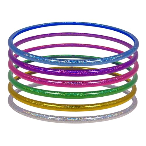 hoopomania Mini Hula Hoop, Glitter Farben, Ø50cm, Pink hoopomania Mini Hula Hoop, Glitter Farben, Ø50cm, Pink von hoopomania