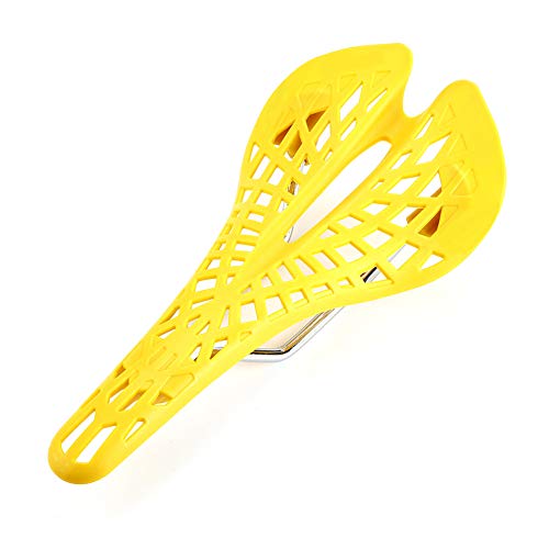 Fahrradsitz Fahrradsattel Ohne Nase Gel Sitzbezug für Fahrrad Fahrradzubehör Fahrradsitz Fahrradsattel MTB Sitz Fahrradsitzkissen Yellow,Free Size von huihuijia