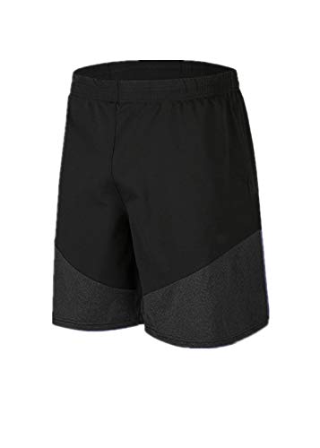 Sport Shorts für Herren, Männer Kurze Jogginghose Trainingsshorts Mit Taschen Schnell Trocknend Short für Gym Laufen Fußball Basketball L Dear-XiaoBao von huizhouxiaobaodianzishangwugongsi