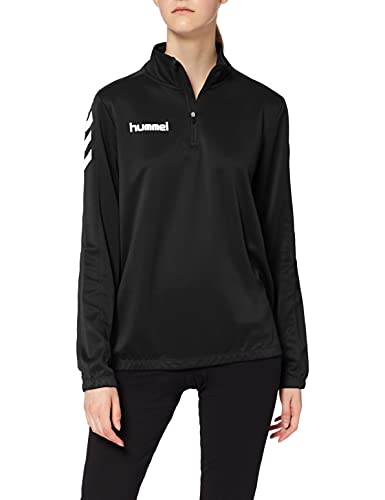 HUMMEL Weiblich CORE POLY HALF ZIP Sweatshirt WOMAN, BLACK, L von hummel