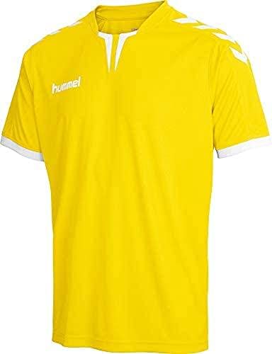 HUMMEL CORE SS Poly Jersey T-Shirt, Sports Yellow PR, 2XL von hummel