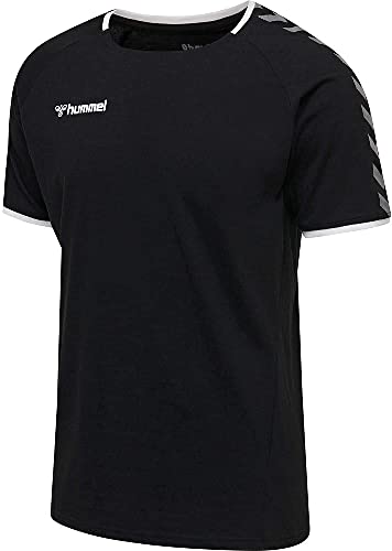 HUMMEL Jungen hmlAUTHENTIC Kids Training Tee T-Shirt, Black/White, 152 von hummel