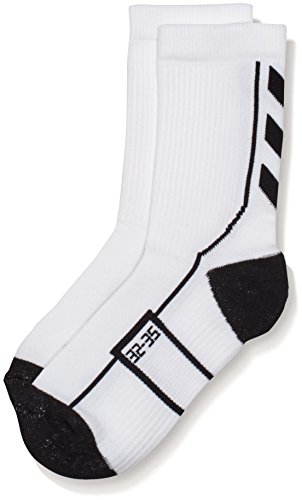 HUMMEL Kinder Tech Indoor Sock Low, White/Black, 8 HUMMEL Kinder Tech Indoor Sock Low, White/Black, 8 von hummel