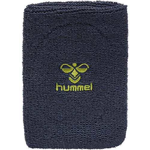 Hummel, Old School Big Wristband, Dark Denim-Lime Punch, One Size Hummel, Old School Big Wristband, Dark Denim-Lime Punch, One Size von hummel
