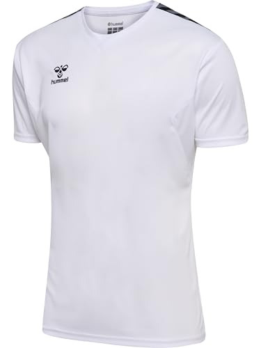 hummel Herren Hmlauthentic Pl Jersey S/S Shirt, Weiß, XXL EU hummel Herren Hmlauthentic Pl Jersey S/S Shirt, Weiß, XXL EU von hummel
