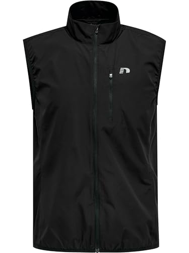 Newline Reißverschluss Gilet Reflektierend Logo Men's Core Laufen Herren Größe M von Newline