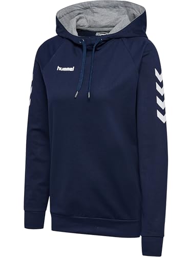 Hummel Damen Kapuzenpullover Go Cotton Hoodie Woman 203510 Marine S Hummel Damen Kapuzenpullover Go Cotton Hoodie Woman 203510 Marine S von hummel