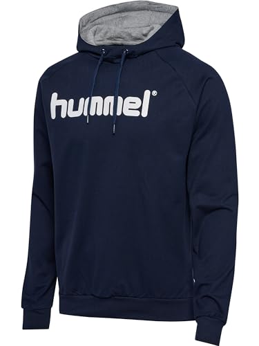 Hummel Herren HMLGO Cotton Logo Hoodie, Marine, M Hummel Herren HMLGO Cotton Logo Hoodie, Marine, M von hummel