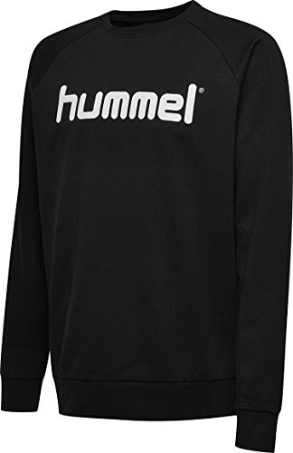 Hummel Herren HMLGO Cotton Logo Sweatshirt,Black,XXL Hummel Herren HMLGO Cotton Logo Sweatshirt,Black,XXL von hummel