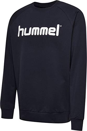 HUMMEL Herren Sweatshirt HMLGO COTTON LOGO, Marine, S, 203515-7026 von hummel