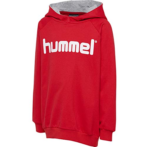 Hummel Herren Hmlgo Kids Cotton Logo Hoodie Kapuzenpullover, True Red, 152 EU von hummel