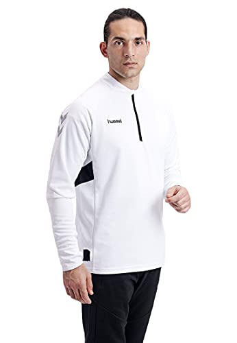 Hummel Herren Tech Move Half Zip Sweatshirt, White, M Hummel Herren Tech Move Half Zip Sweatshirt, White, M von hummel