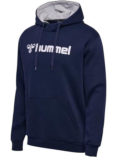 hummel Herren Hmlmover Cotton Hoodie Sweatshirt, Blau, XL EU hummel Herren Hmlmover Cotton Hoodie Sweatshirt, Blau, XL EU von hummel