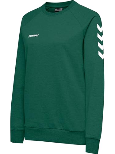 hummel HmlGO Cotton Sweatshirt Woman, Evergreen, XS hummel HmlGO Cotton Sweatshirt Woman, Evergreen, XS von hummel