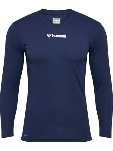 hummel Unisex Hmlbl Essential Tee L/S T-Shirt, Marine, 3XS EU hummel Unisex Hmlbl Essential Tee L/S T-Shirt, Marine, 3XS EU von hummel