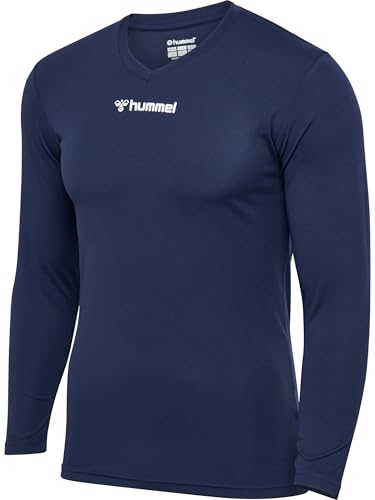 hummel Unisex Hmlbl Essential Tee L/S T-Shirt, Marine, XL EU hummel Unisex Hmlbl Essential Tee L/S T-Shirt, Marine, XL EU von hummel