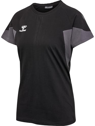 hummel Damen Hmltravel S/S Woman T-Shirt, Schwarz, XL EU hummel Damen Hmltravel S/S Woman T-Shirt, Schwarz, XL EU von hummel