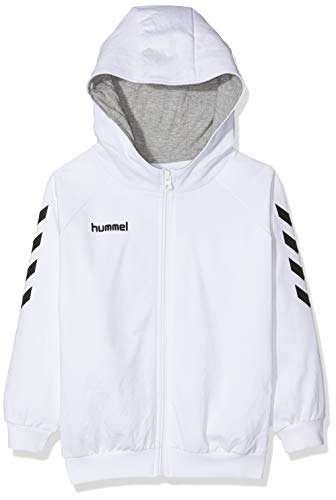 Hummel Unisex Kinder Hmlgo Kids Cotton Zip Hoodie Kapuzenjacke, Weiß, 176 EU Hummel Unisex Kinder Hmlgo Kids Cotton Zip Hoodie Kapuzenjacke, Weiß, 176 EU von hummel