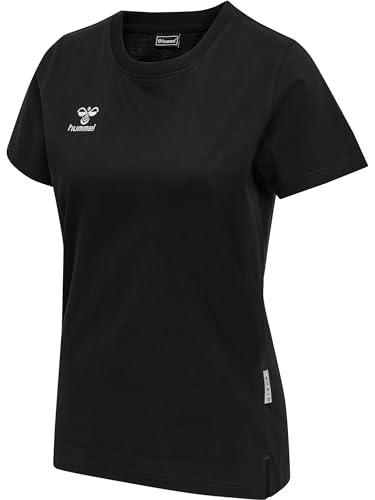 Hummel Damen Hmlmove Grid Cot. S/S Woman T-Shirt, Schwarz, S EU Hummel Damen Hmlmove Grid Cot. S/S Woman T-Shirt, Schwarz, S EU von hummel