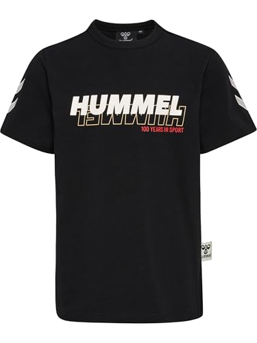 hummel Unisex Kinder Hmlsamuel T-shirt S/S T Shirt, Schwarz, 116 EU hummel Unisex Kinder Hmlsamuel T-shirt S/S T Shirt, Schwarz, 116 EU von hummel