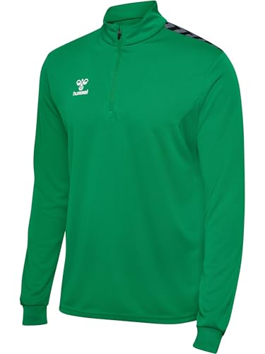 hummel Herren Hmlauthentic Half Zip Sweater, Grün, M EU hummel Herren Hmlauthentic Half Zip Sweater, Grün, M EU von hummel