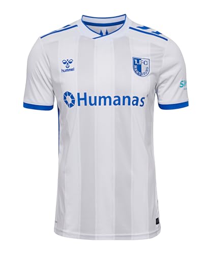 hummel 1.FC Magdeburg K Away Trikot 24 25 -WEISS BLAU - 140 von hummel