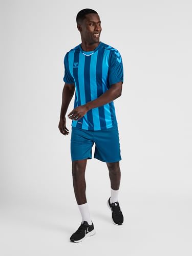 hummel Herren Hmlcore Xk Striped Jersey S/S T-Shirt, Blue Coral/Blue Danube, XXL EU hummel Herren Hmlcore Xk Striped Jersey S/S T-Shirt, Blue Coral/Blue Danube, XXL EU von hummel