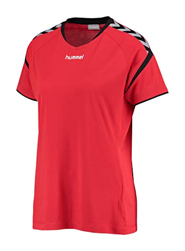 hummel Damen Auth Charge SS Poly Jersey Wo Trikot, True Red, S hummel Damen Auth Charge SS Poly Jersey Wo Trikot, True Red, S von hummel