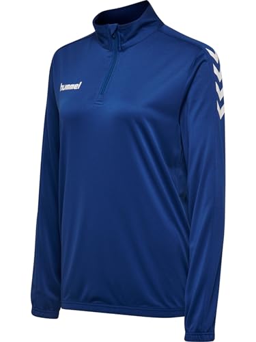 hummel Damen Core Poly Half Zip Sweatshirt, True Blau, XXL EU hummel Damen Core Poly Half Zip Sweatshirt, True Blau, XXL EU von hummel