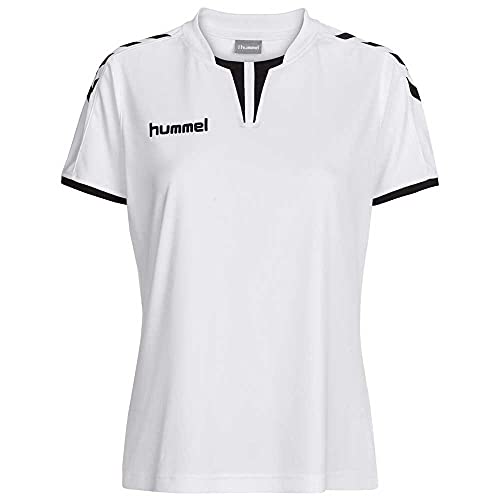 hummel Damen Core Shorts, Weiß, M von hummel