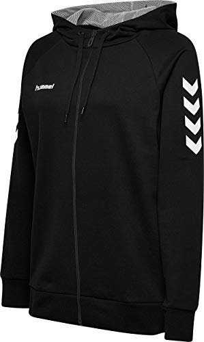 hummel Damen Hmlgo bomulds lynlås Kapuzenpullover, Schwarz, XXL EU von hummel