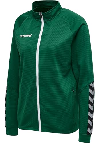 hummel Damen Jacke Hmlauthentic Women Poly Zip Jacket, Evergreen, XS, 205368-6140-XS hummel Damen Jacke Hmlauthentic Women Poly Zip Jacket, Evergreen, XS, 205368-6140-XS von hummel