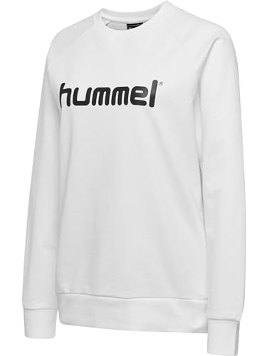 HUMMEL Damen Pullover Go Cotton Logo Sweatshirt Woman 203519 White XL HUMMEL Damen Pullover Go Cotton Logo Sweatshirt Woman 203519 White XL von hummel