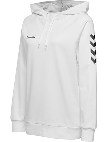 hummel HmlGO Cotton Hoodie Woman, White, XS von hummel