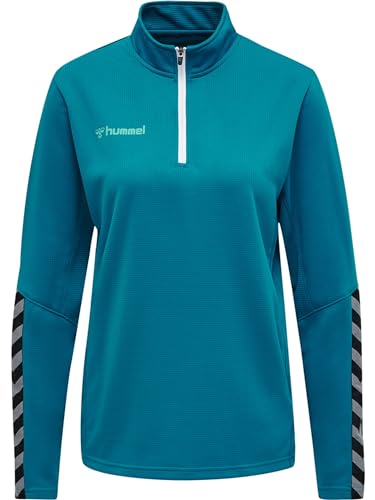 hummel Damen hmlAUTHENTIC Half Zip Sweatshirt Woman, Celestial, XS von hummel